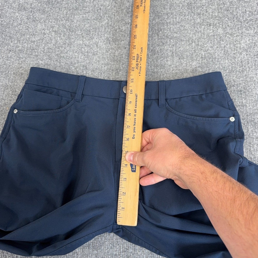Lululemon Pants Men 32x29 Navy ABC Pant Relaxed Fit Warpstreme Tech Chino Golf - Picture 5 of 10